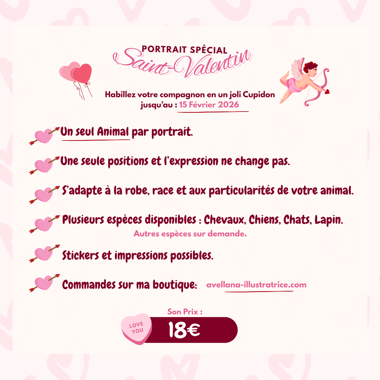 Portrait Spécial Saint-Valentin 2026